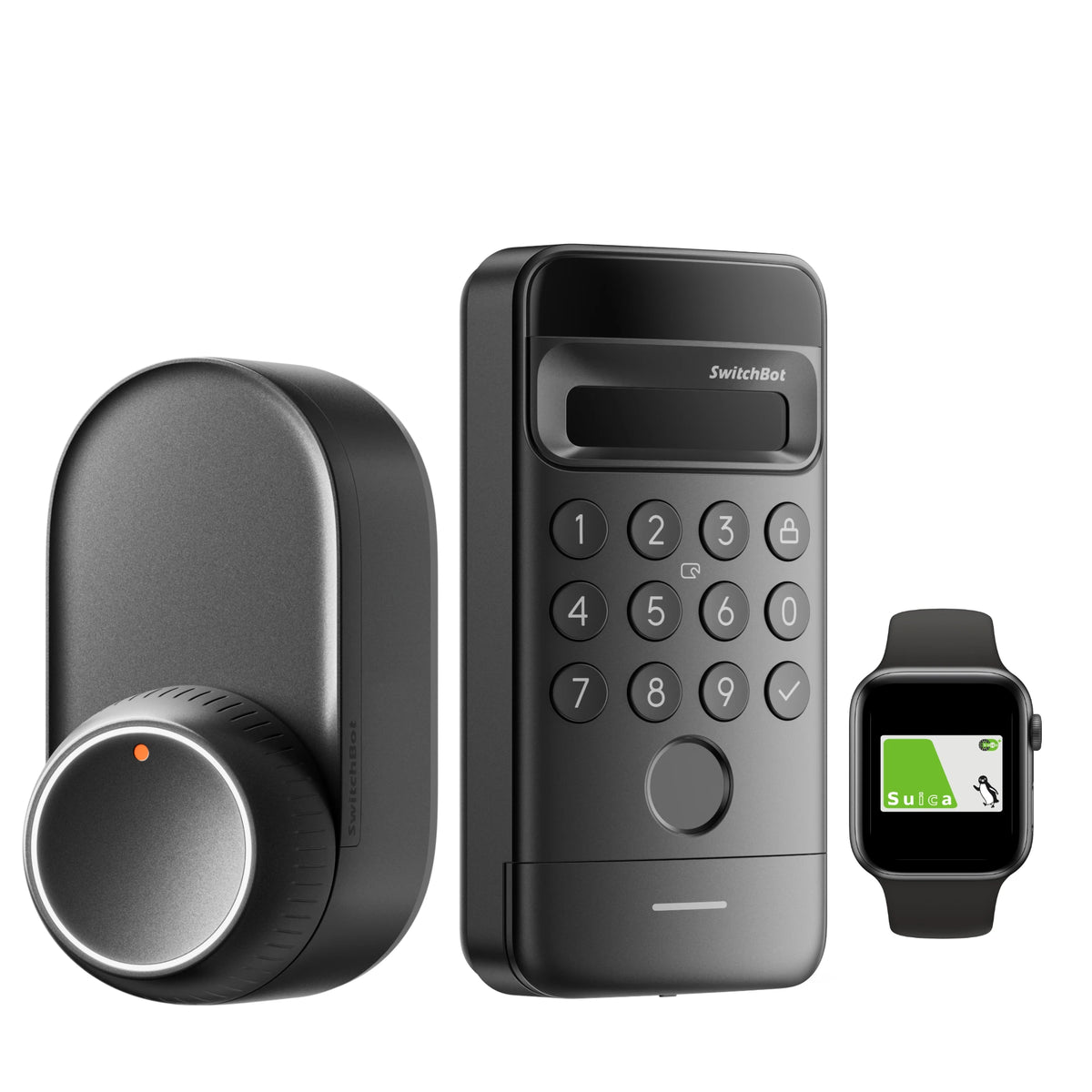 SwitchBot ドアロックUltra 顔認証セット高さ調節ケース付 ドア2個 SwitchBot ドアロックUltra 顔認証セット | あなたの顔がドアの
