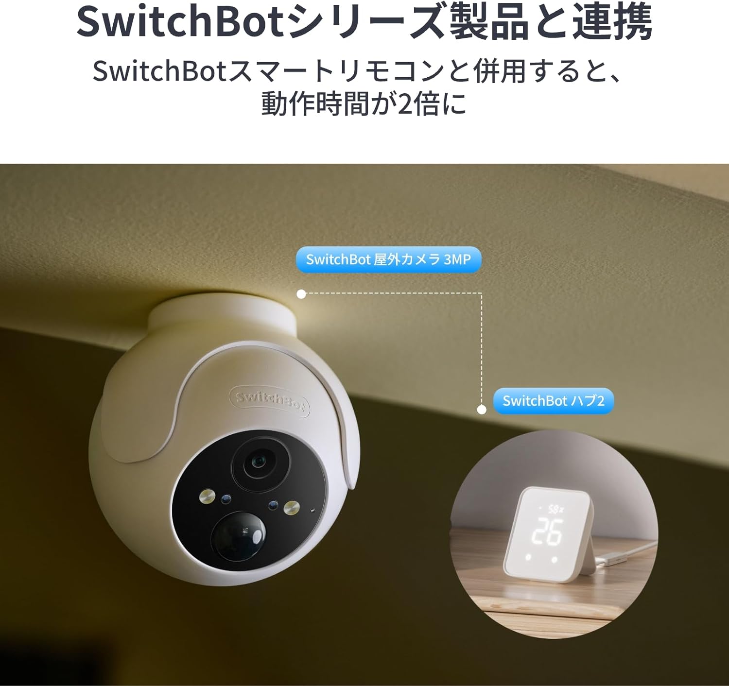 SwitchBot 屋外カメラ3MP