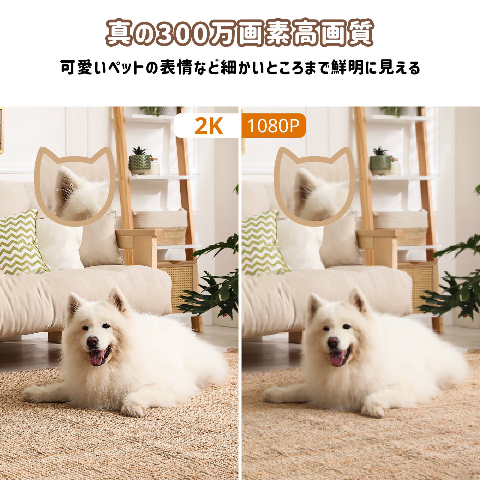 SwitchBot 見守りカメラ 3MP わんボット SwitchBot 見守りカメラ 3MP わんボット