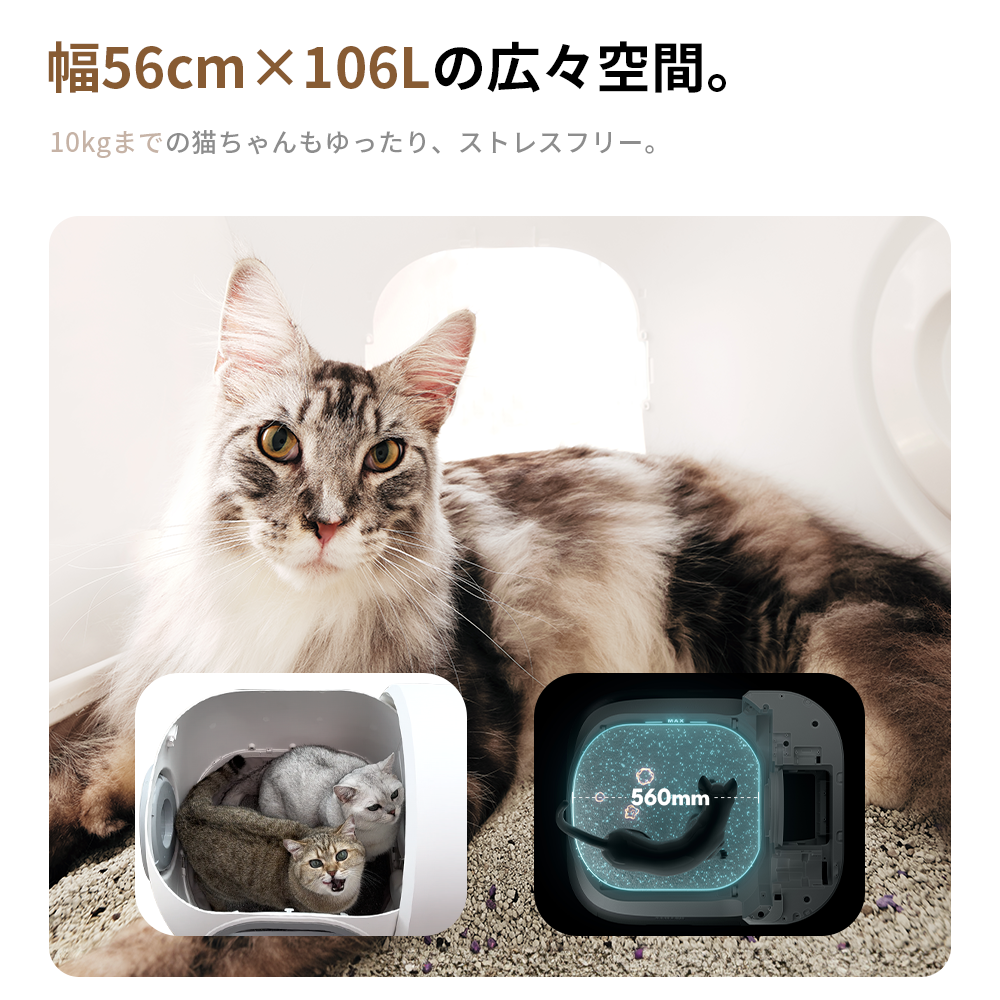 homerunPET 全自動猫トイレ　Loobo Max