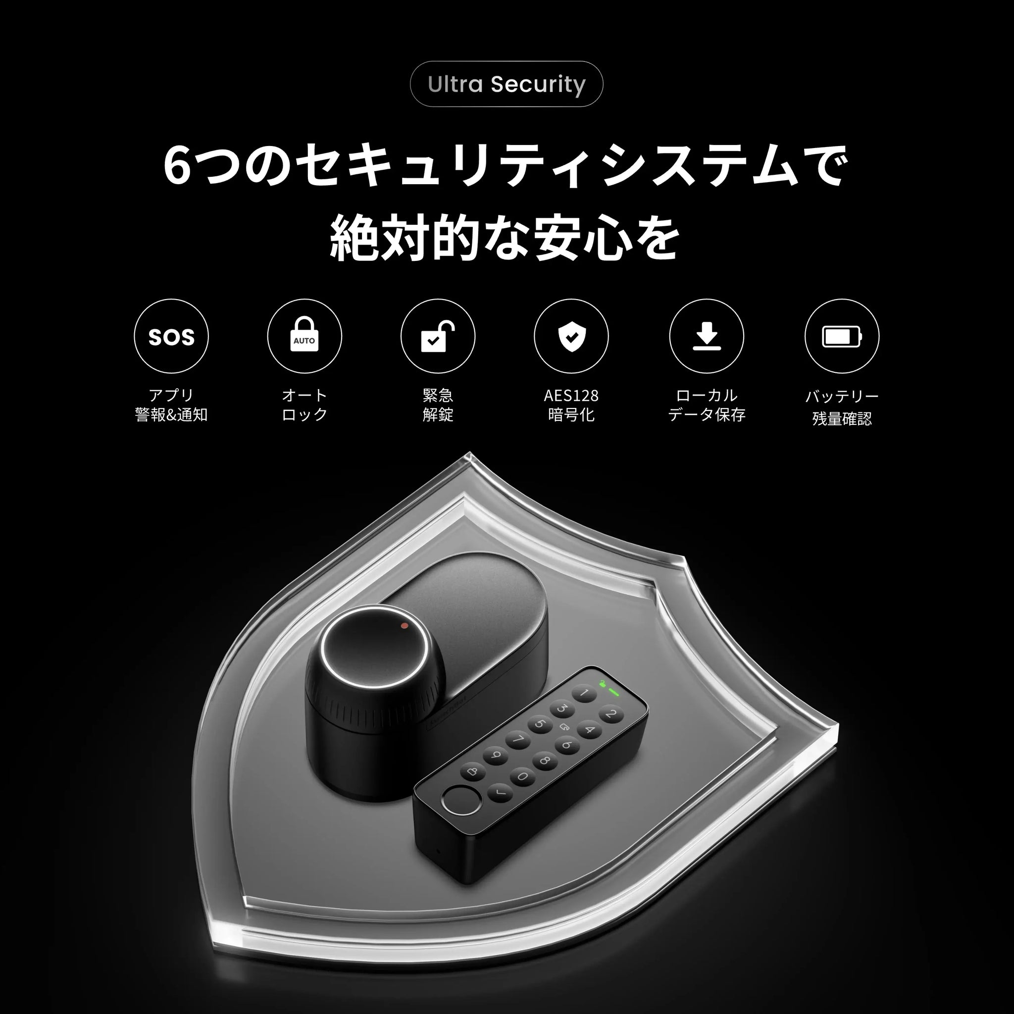 SwitchBot ドアロックUltra 指紋認証セット