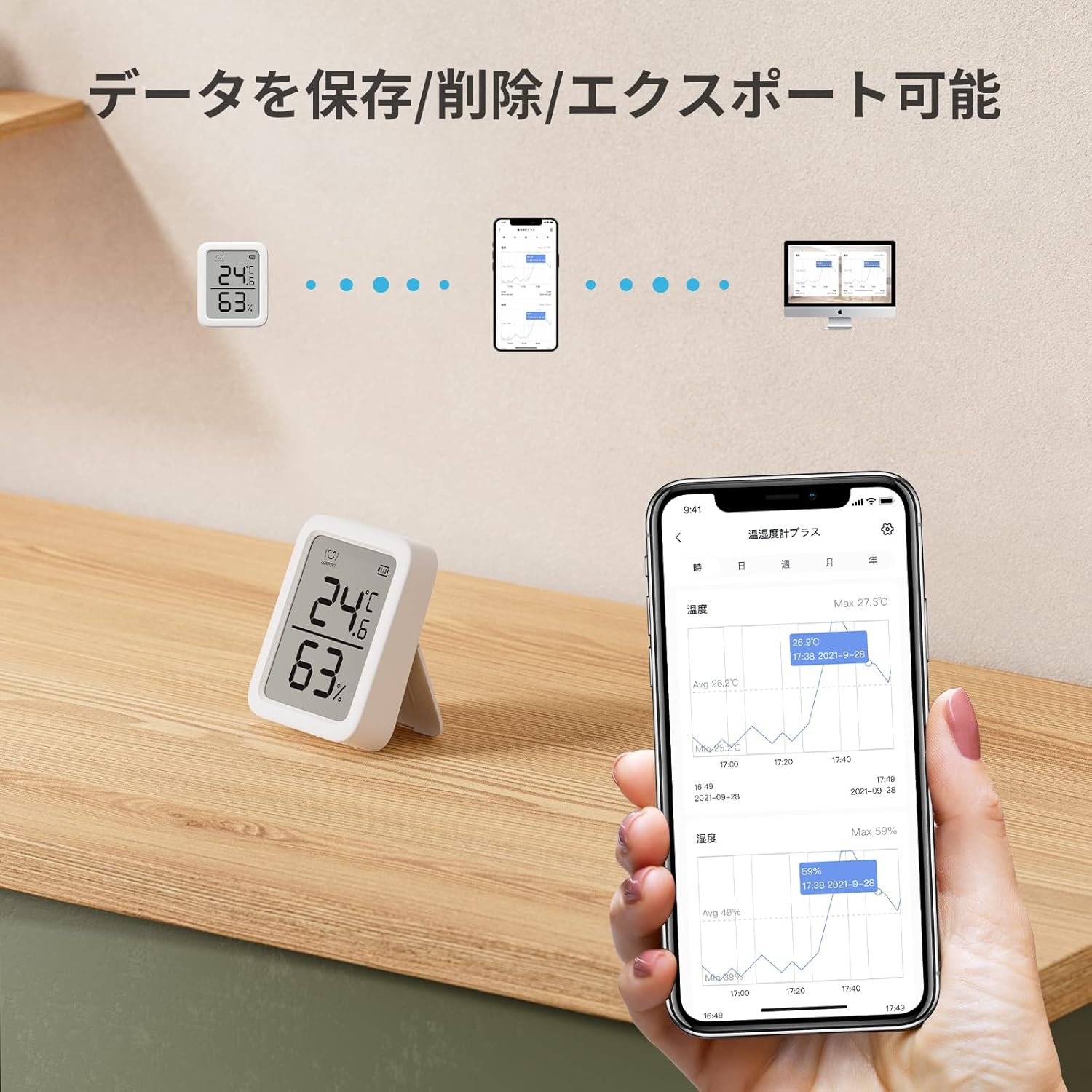 SwitchBot 温湿度計プラス