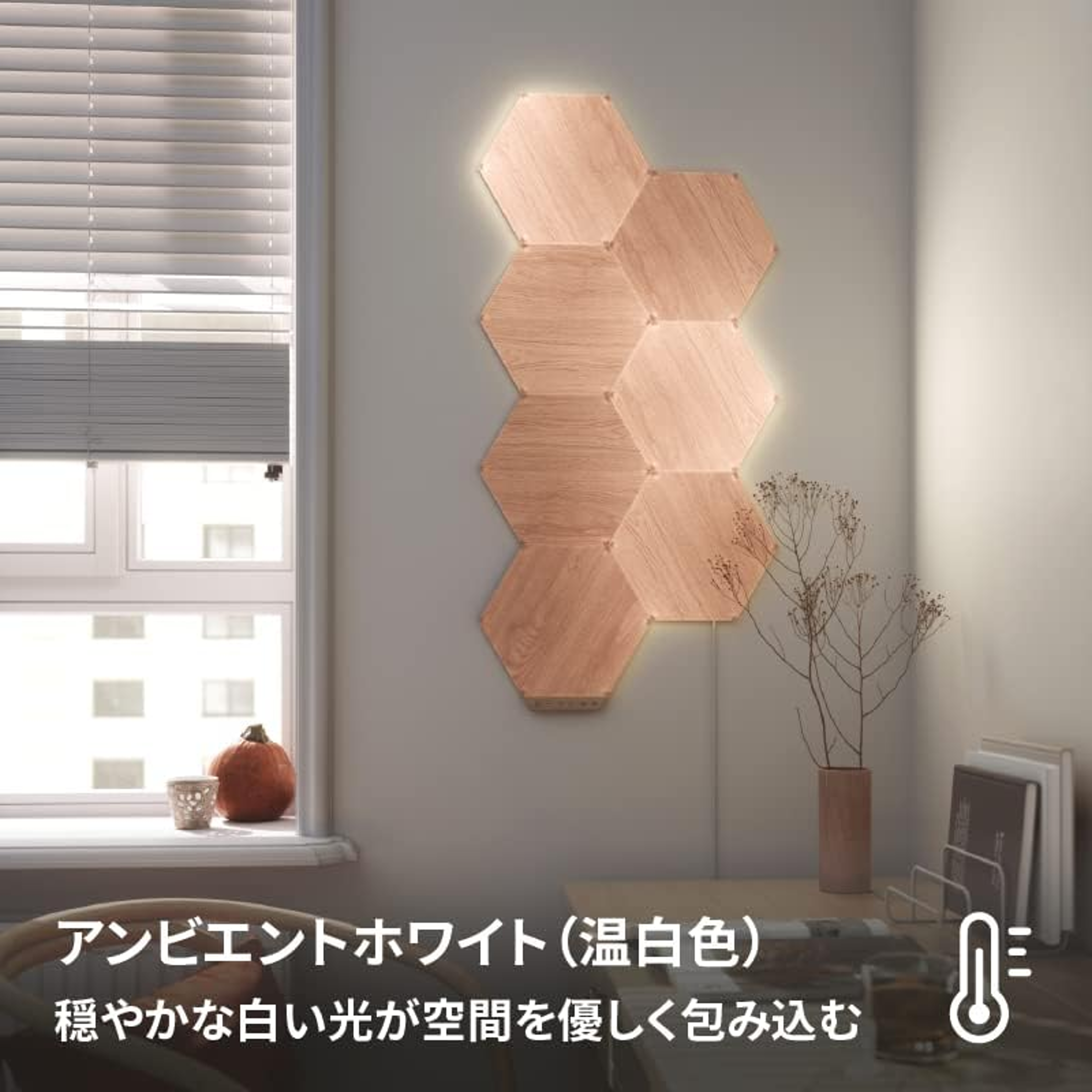 Nanoleaf Elements ヘキサゴン スターターパック（7枚入り）