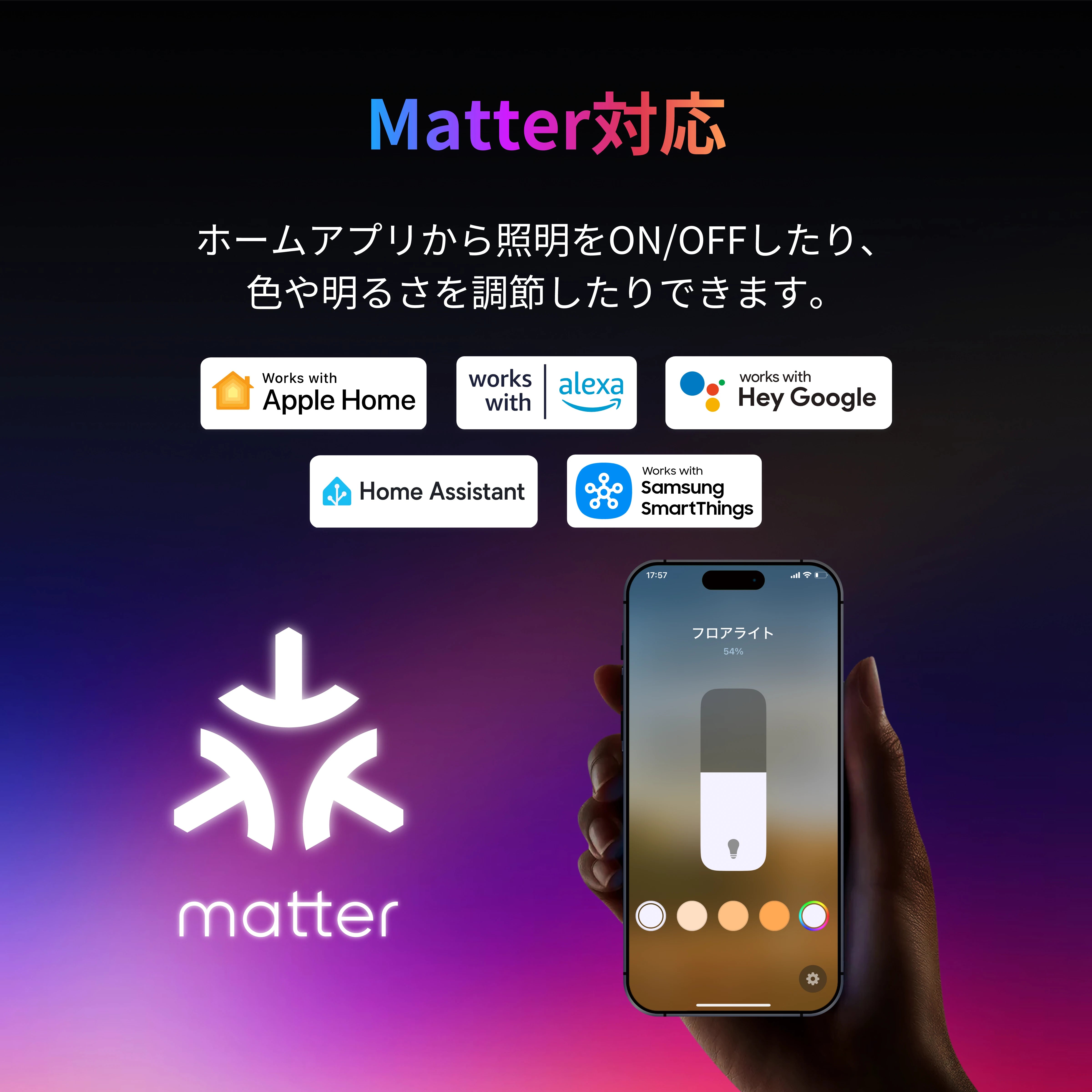 SwitchBot フロアライト