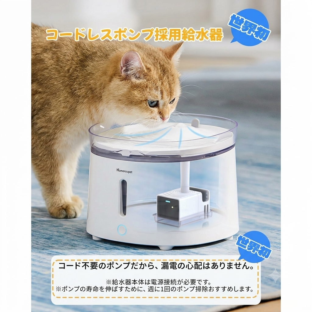 homerunPET ペットウォーターファウンテン