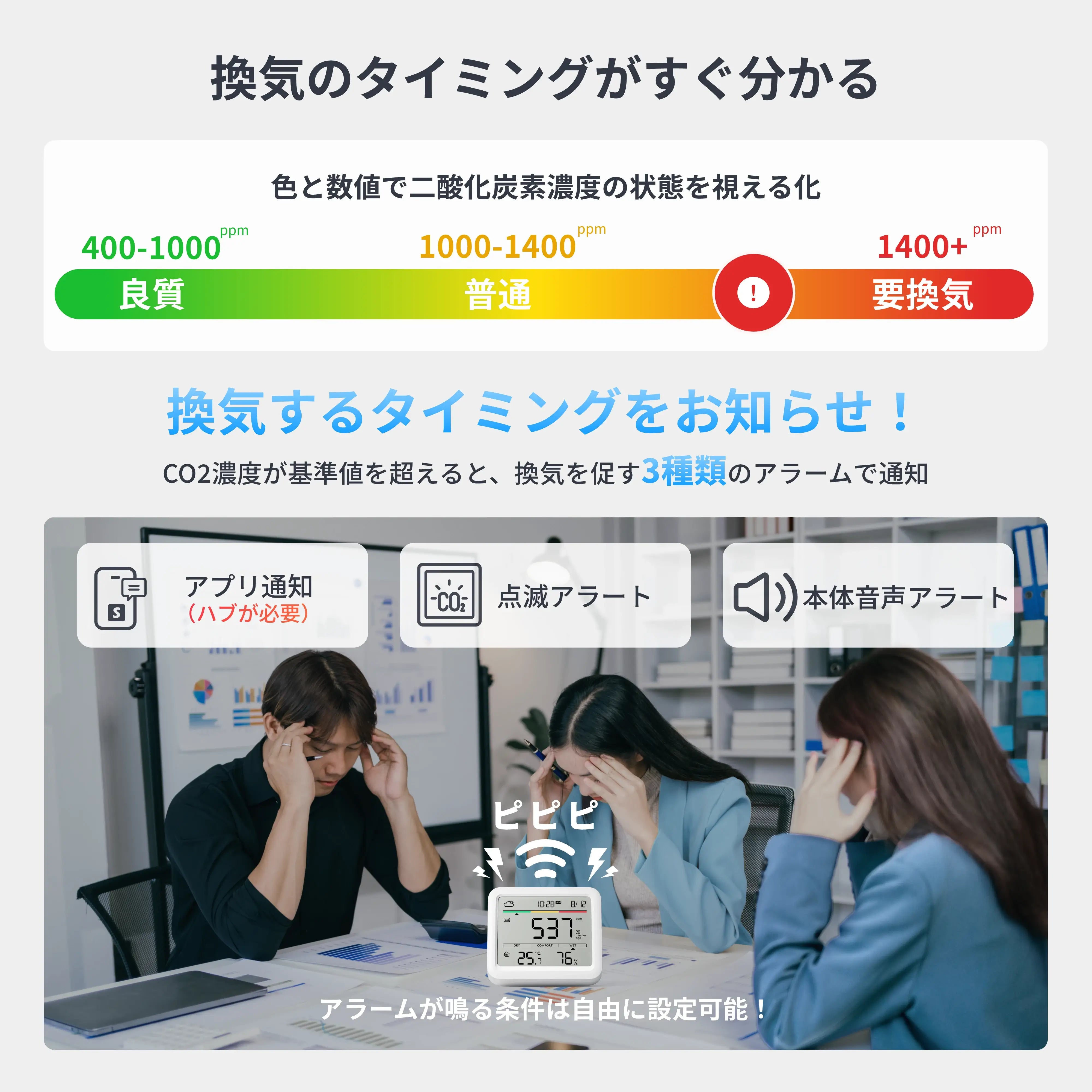 SwitchBot CO2センサー（温湿度計）